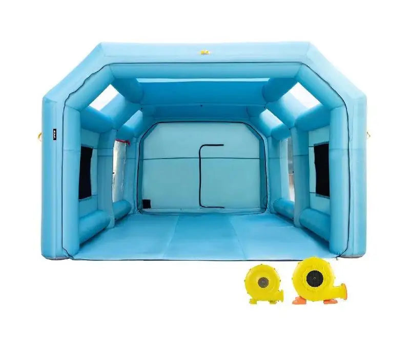 Inflatable Paint Booth 8.5x4.6x3 m Carport Car Spray Tent W/ 2 Blowers