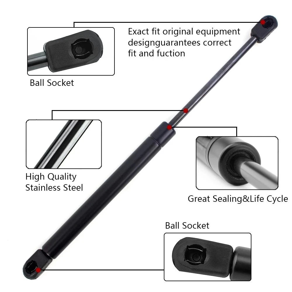 2 Front Hood Lift Supports Struts Shocks Gas Props