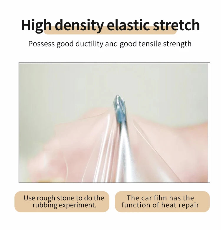 1.52m x 7M Clear TPU Paint Protection Film - Anti-Scratch PPF