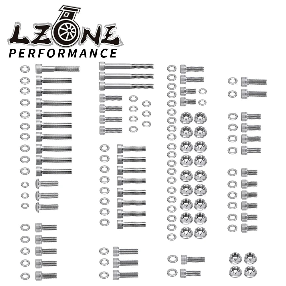 151Pcs Polished Engine Bolt Screw Set