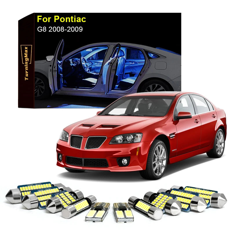 Interior Lighting LED Bulbs Kit Package For Pontiac G8