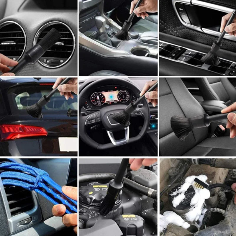 13/15pcs Car Detailing Cleaning Kit Car Washing Brushes