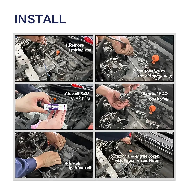 4Pcs Lot NGK Spark Plug 7822 BPR6ES