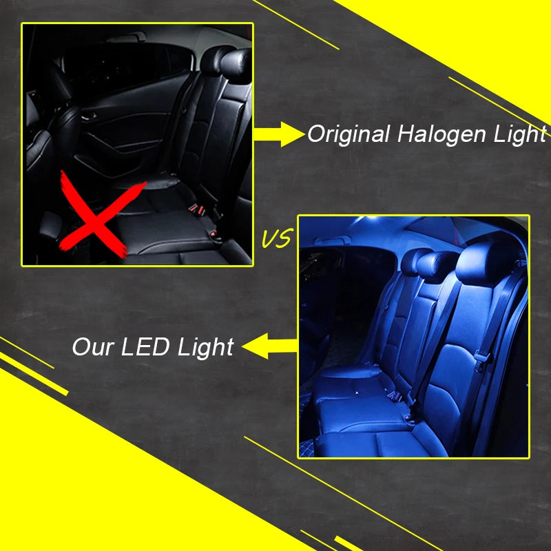 Interior Lighting LED Bulbs Kit Package For Pontiac G8