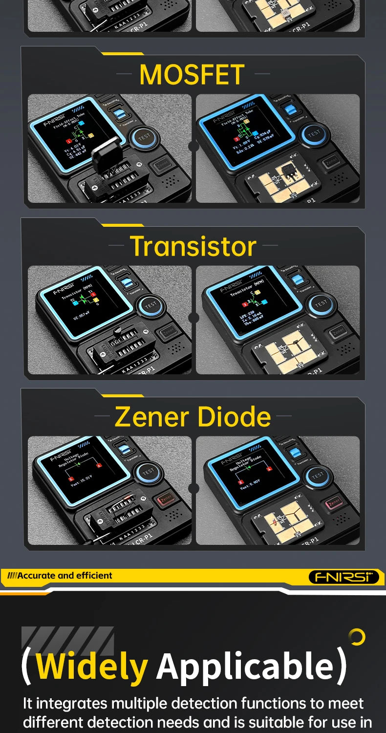 Multimeter Diode Transistor Capacitance Meter Resistance Multifunctional Tester