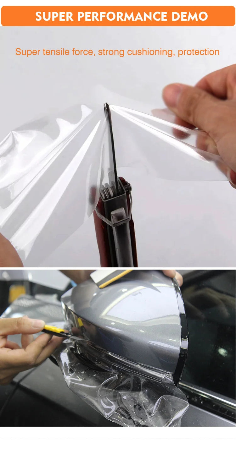 1.52m x 7M Clear TPU Paint Protection Film - Anti-Scratch PPF