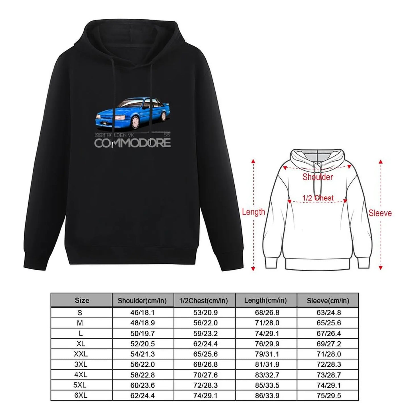 1984 VK Holden Commodore SS 'Peter Brock' Edition - Automotive Classics Hoodie streetwear