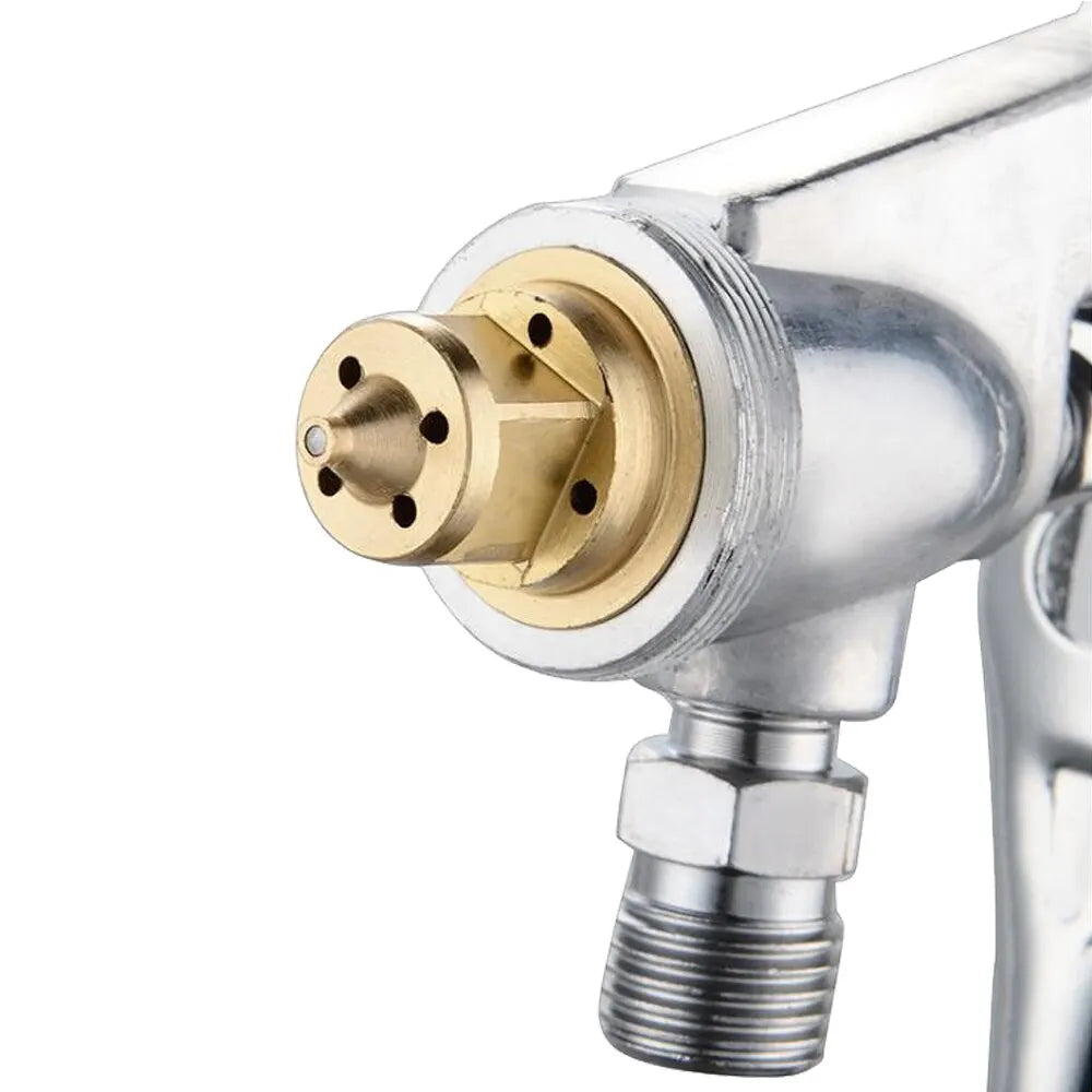 Spray Gun 1.5mm Nozzle with Cup Silver Handle Adjustable
