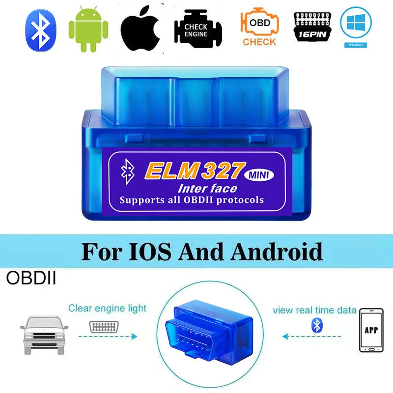 Mini ELM327 OBD2 Scanner