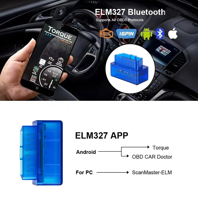 Mini ELM327 OBD2 Scanner