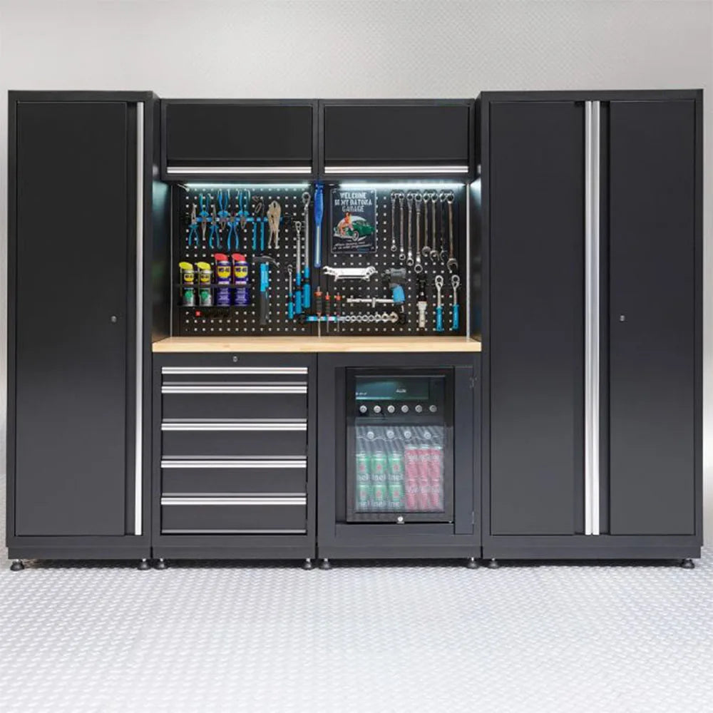 Heavy-Duty Garage Tool Cabinet with Drawers 600KG Capacity
