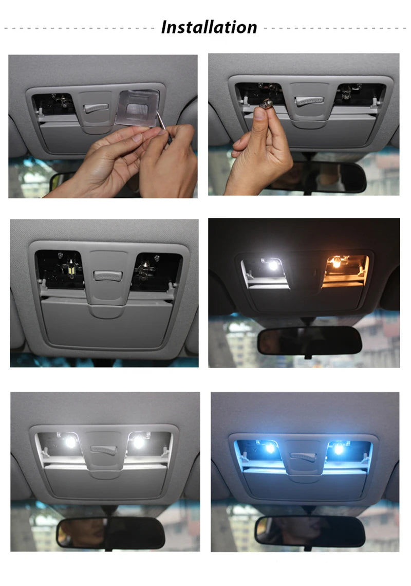Interior Lighting LED Bulbs Kit Package For Pontiac G8