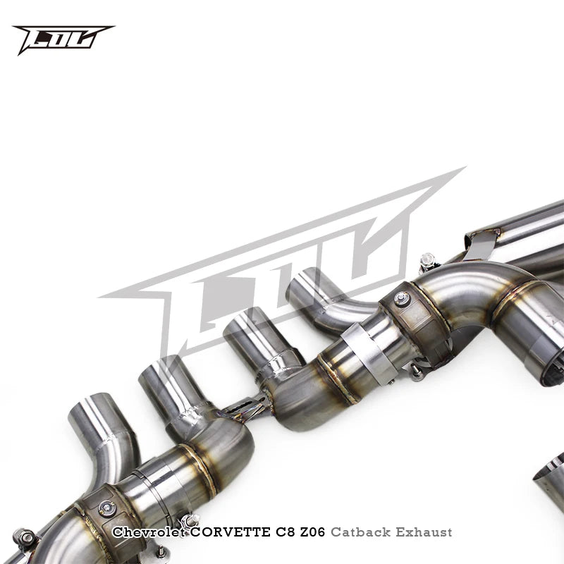 Sport Exhaust Muffler 3 Inch Exhaust Pipe OEM Valve Cat Back Exhaust System