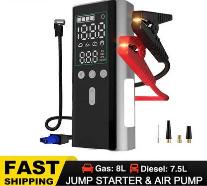 Car Jump Starter Air Pump 4 in 1 Air Compressor