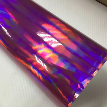 Plating Laser Holographic Pink Chrome Vinyl Car Wrap