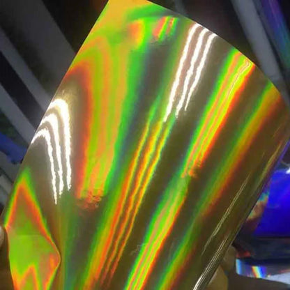 Plating Laser Holographic Pink Chrome Vinyl Car Wrap