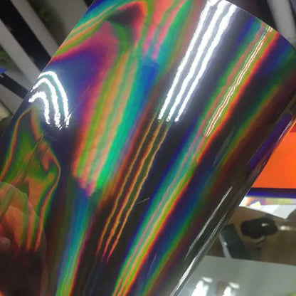 Plating Laser Holographic Pink Chrome Vinyl Car Wrap