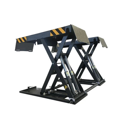 Scissor Car Lift, 4T Capacity 1.2 Meters High Waterproof Vehicle Ramp,