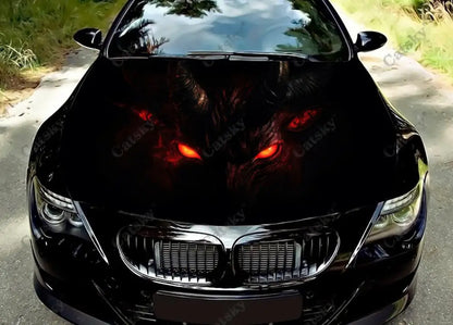 Devil Demon Eyes Hood Wrap