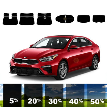 precut Removable Window Tint Film For Car 100% UVR 5%-70%VLT Heat Insulation Carbon ﻿For KIA