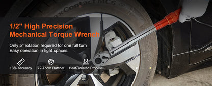 Torque Wrench Set Drive Click Torque Wrench Dual-Direction Adjustable