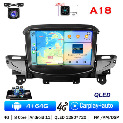 Double Din For HOLDEN VF COMMODORE 13-17 4G Android w heads up display