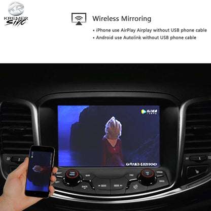 Wireless CarPlay Android Auto Retrofit for Holden Commodore VF1 VF2 MyLink system Support OEM Microphone