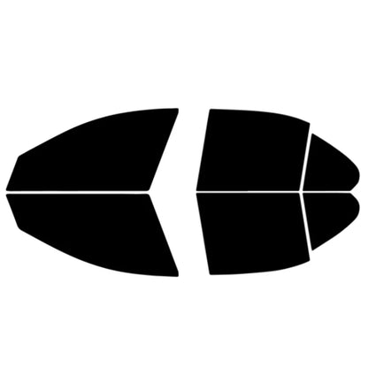 precut  Window Tint Film 100% UVR 5%-35%VLT Heat Insulation Carbon ﻿For FORD MUSTANG 2 DR CONVERTIBLE 2015-2023