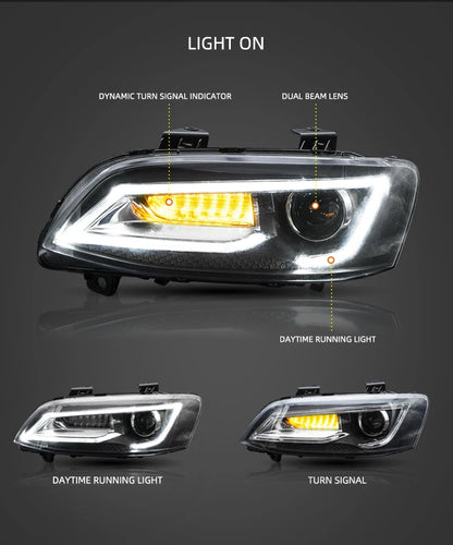 LED Sequential headlights 2006-2013 For Holden GM Commodore