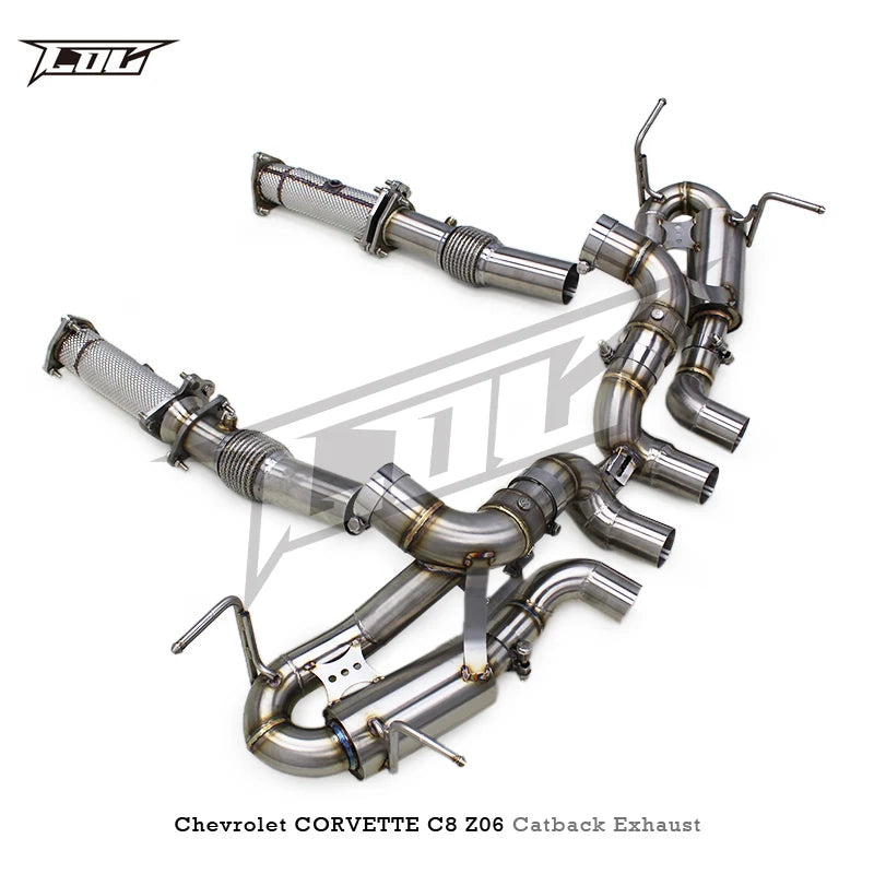 Sport Exhaust Muffler 3 Inch Exhaust Pipe OEM Valve Cat Back Exhaust System
