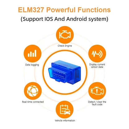 Mini ELM327 OBD2 Scanner