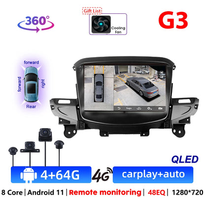 Double Din For HOLDEN VF COMMODORE 13-17 4G Android w heads up display