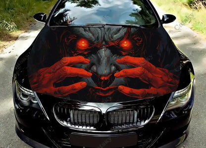 Devil Demon Eyes Hood Wrap