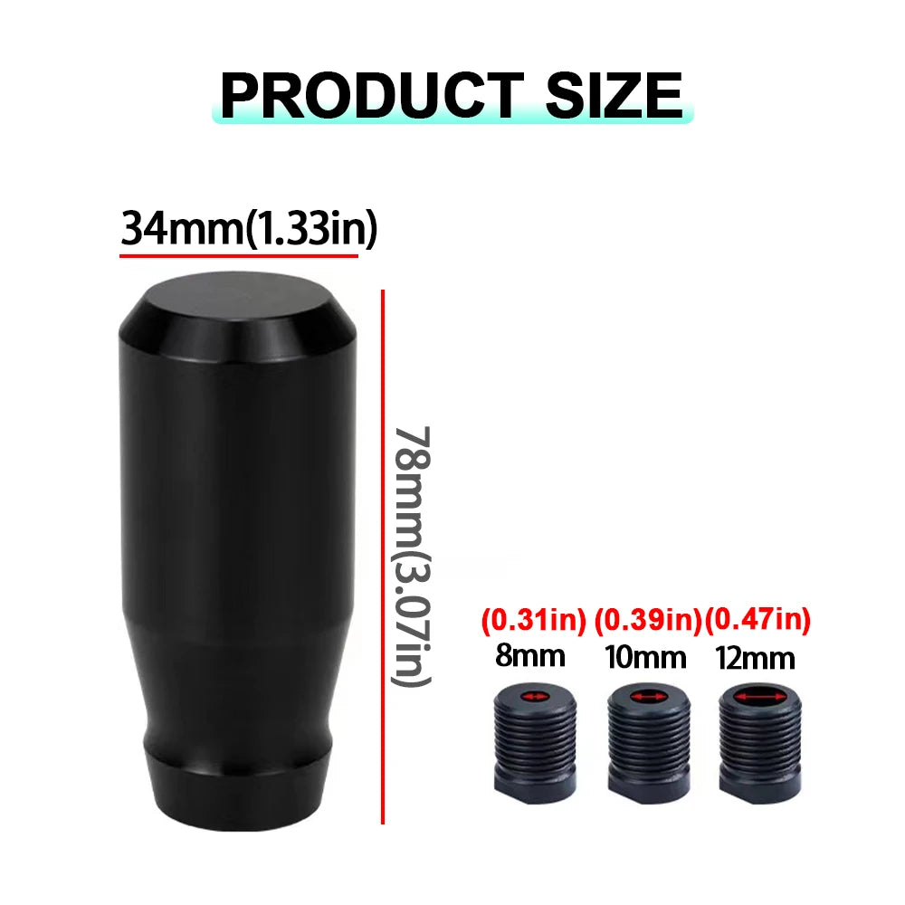 Car Gear Shift Knobs Aluminum Alloy Weighted Shifter