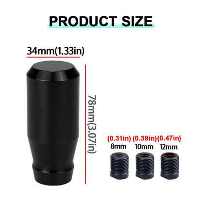 Car Gear Shift Knobs Aluminum Alloy Weighted Shifter