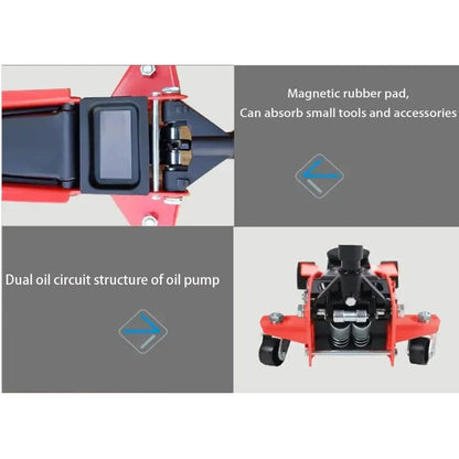 3 ton low profile floor jack double pump hydraulic floor jack