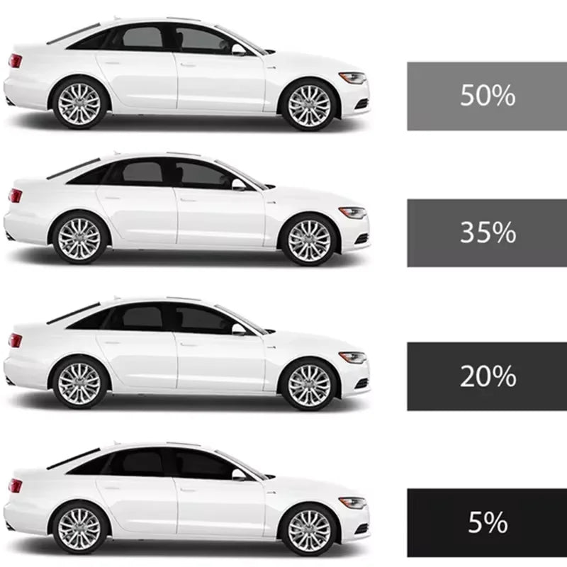 precut  Window Tint Film 100% UVR 5%-35%VLT Heat Insulation Carbon ﻿For FORD MUSTANG 2 DR CONVERTIBLE 2015-2023