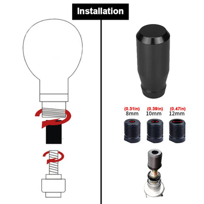 Car Gear Shift Knobs Aluminum Alloy Weighted Shifter
