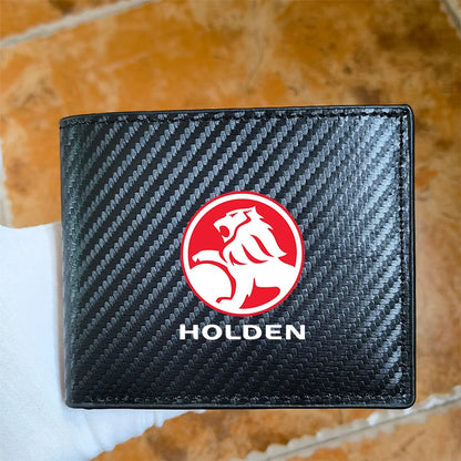 Holden Commodore carbon fiber leather wallet Card package