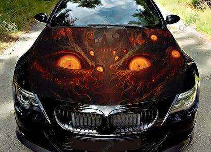 Devil Demon Eyes Hood Wrap