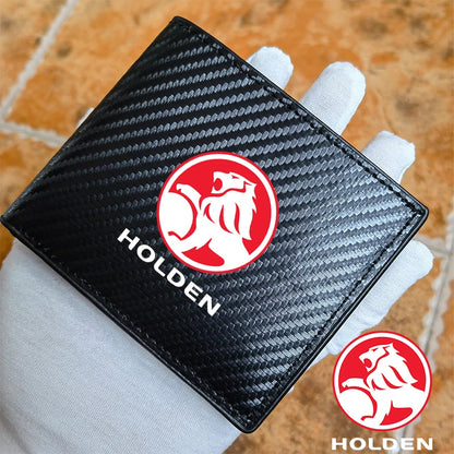 Holden Commodore carbon fiber leather wallet Card package