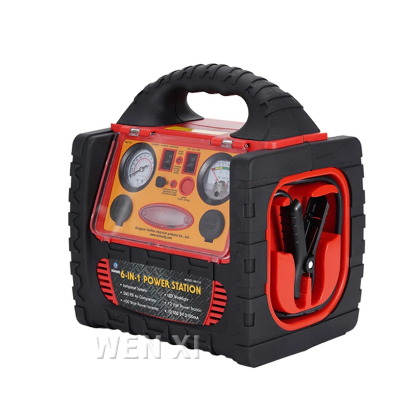 12/24V 22KMAH Portable Jump Starter With 260 PSI Tire Inflator/Air Compressor 400W