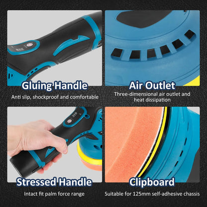 12V Cordless Polisher 8 Gears 380W