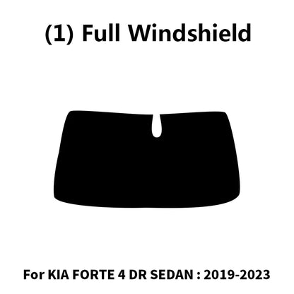 precut Removable Window Tint Film For Car 100% UVR 5%-70%VLT Heat Insulation Carbon ﻿For KIA