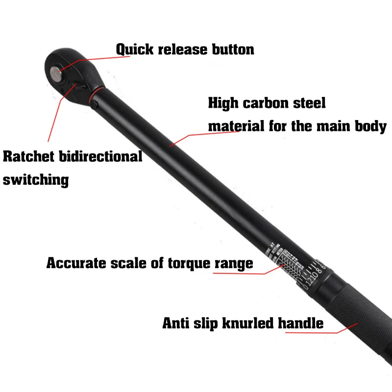 Torque Wrench 1/2'' 3/8'' 1/4''