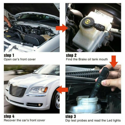 Universal Brake Fluid Tester Accurate Oil Quality Diagnostic Tools