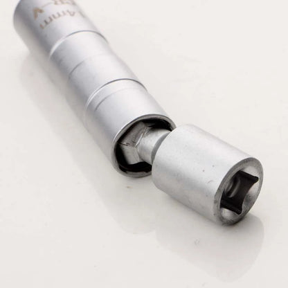 Spark Plug Socket Wrench Adapter 14mm16mm Set Universal Joint with Magnetic Flexible Socket Thin Wall 3/8"