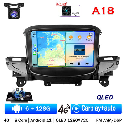 Double Din For HOLDEN VF COMMODORE 13-17 4G Android w heads up display