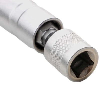 Spark Plug Socket Wrench Adapter 14mm16mm Set Universal Joint with Magnetic Flexible Socket Thin Wall 3/8"