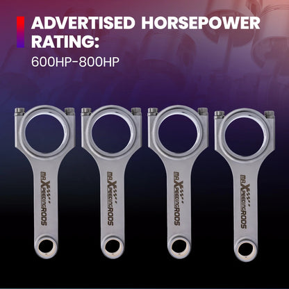 Racing 4340 EN24 Connecting Rods ARP Bolts For Citroen Saxo